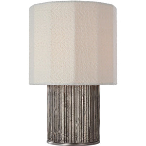Visual Comfort Signature - AMB 3070RDC-B - LED Table Lamp - Fumar - Ridged Carbon