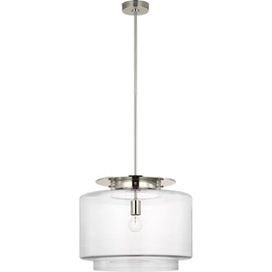 Visual Comfort Signature - RB 5084AB-CG - LED Pendant - Elias - Antique-Burnished Brass