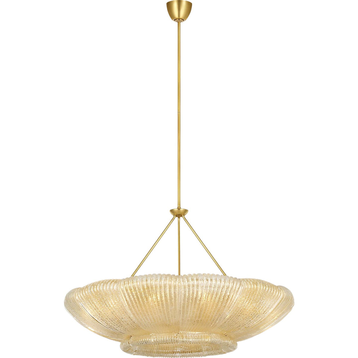 Visual Comfort Signature - ARN 5190HAB-CGR - LED Chandelier - Claude - Hand-Rubbed Antique Brass