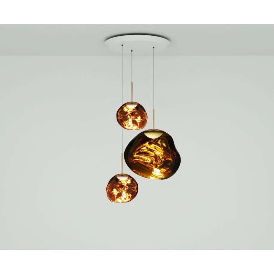 Melt LED Pendant Light System - Trio Round