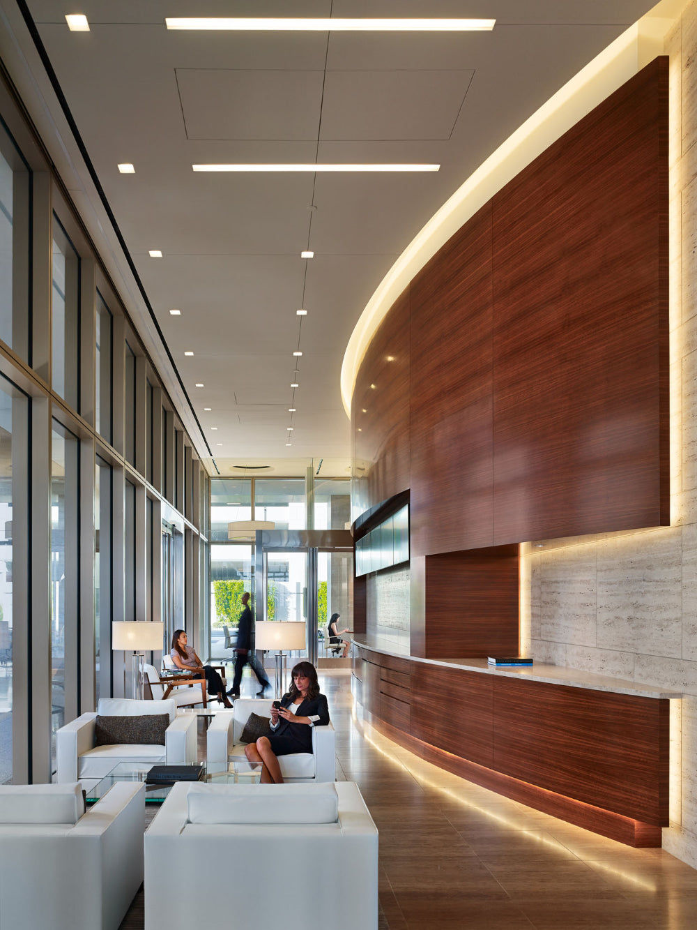Showcasing surface-mount architectural lighting