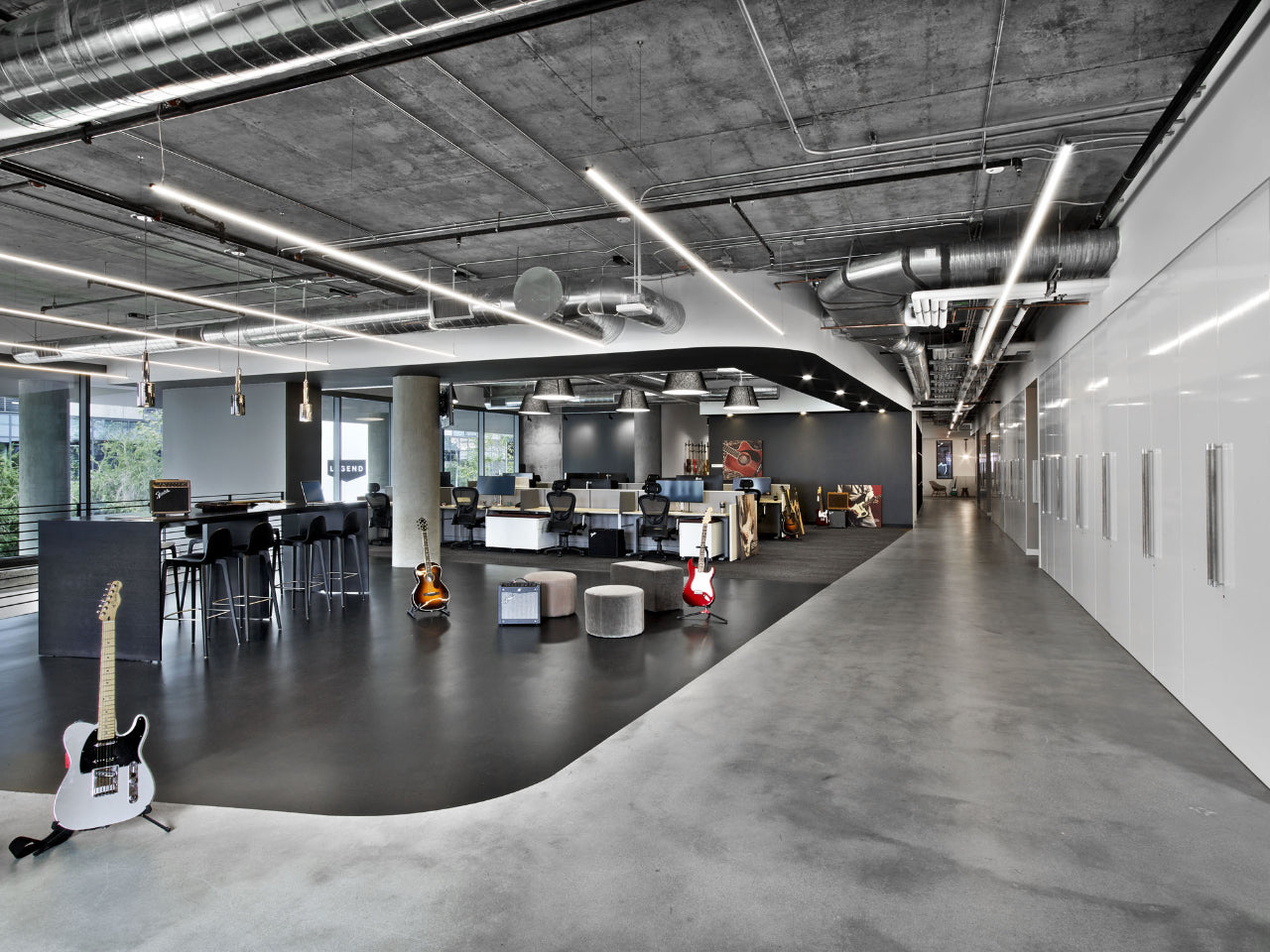 Suspended Linear Lighting