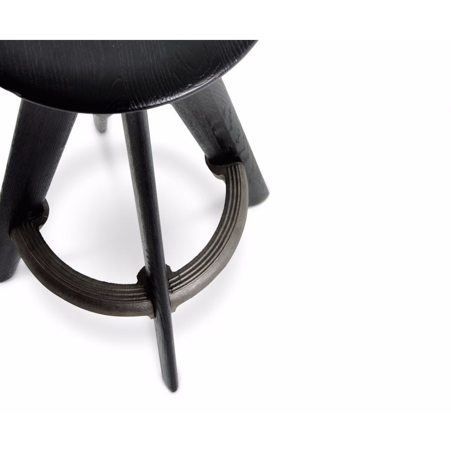 Slab Barstool Black