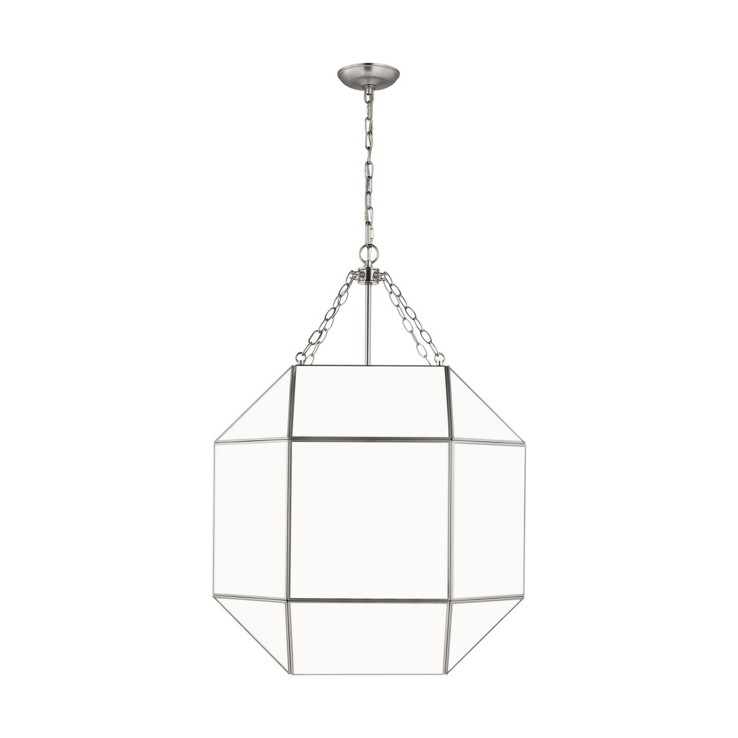 Visual Comfort Studio - 5279454-962 - Four Light Lantern - Morrison - Brushed Nickel