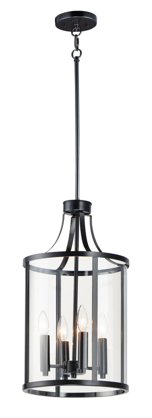 Maxim - 25253CLBK - Four Light Pendant - Sentinel - Black